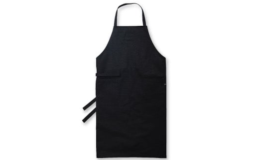 コットンデニムエプロン MADE IN IWAMI (UNISEX)ブラック【おしゃれ カフェ仕様 エプロン コットンデニム 丈夫な質感 綿100% お洒落 調理 衣類 服】島根県益田市33000衣類・装飾品・工芸品その