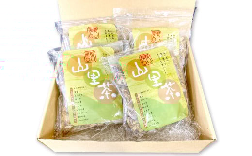 自然の恵み 美都60山里茶 ティーバッグ式 20パック×4袋セット【お茶 茶 ティーバッグ 20パック 4袋 セット 計80パック ブレンド アイス ホット 飲料 ティーパック 茶葉 ギフト 贈答 贈り物】
