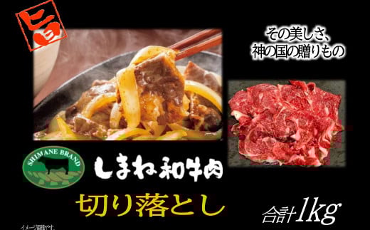 しまね和牛 切落し 1kg【島根和牛 国産 和牛 切り落とし 切り落し にく すきやき すき焼き 炒め物 ご褒美 贅沢 特別】島根県益田市35000肉牛肉