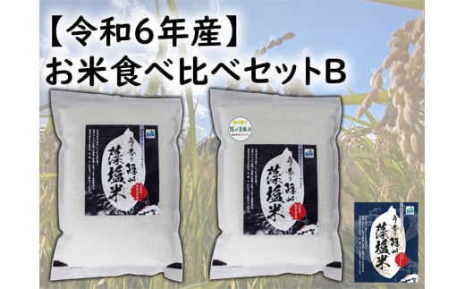 0213 【令和6年産】お米食べ比べセットB島根県隠岐の島町31000米・パン白米