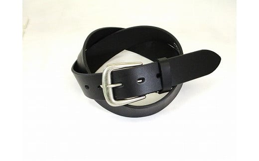 ★(金具タイプA)革工房いんのしま牛革一枚革 ベルト【色:ブラック】 L寸【広島県尾道市 広島県 尾道市 広島 尾道 ふるさと 納税 支援 支援品 返礼品 返礼 ベルト レザーベルト 革ベルト