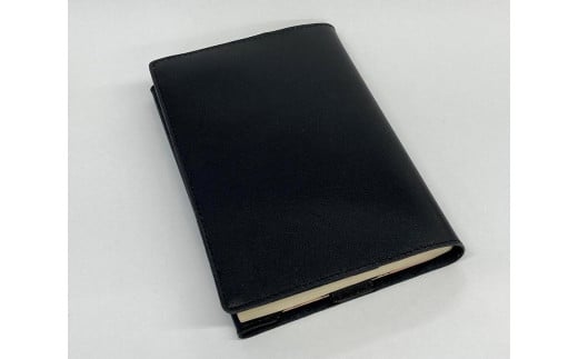 革工房いんのしま山羊革(ゴート)ブックカバー文庫本サイズ(色:ブラック)【レザー 小物 ギフト 贈り物 プレゼント 人気 おすすめ 広島県  尾道市】広島県尾道市12000雑貨・日用品文房具