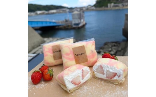 いちごの日常(苺生クリームクレープと苺チョコ生クリームクレープ)2種類各5個【菓子 おかし スイーツ デザート 食品 人気 おすすめ】広島県尾道市14000菓子・スイーツケーキ・カステラ