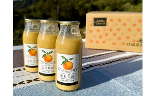 みかん甘酒 1ヶ月分(16本入り)山口県周防大島町24000お茶・飲料果汁・野菜飲料