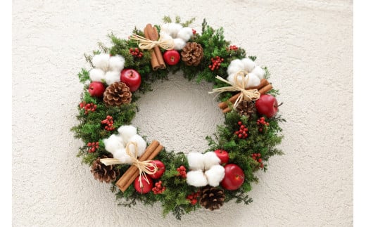 クリスマスリース・ラージ【クリスマス限定!申込は11月30日まで】徳島県鳴門市34000衣類・装飾品・工芸品その他 装飾品・工芸品