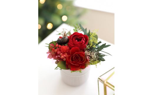 プリフラギフトボックスSウインター(レッド)【クリスマス限定!申込は11月30日まで】徳島県鳴門市16000衣類・装飾品・工芸品その他 装飾品・工芸品