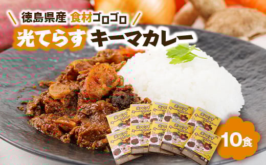 徳島県産食材ゴロゴロキーマカレー 10食入り【1477627】徳島県阿南市30000鍋セット・総菜・加工食品総菜