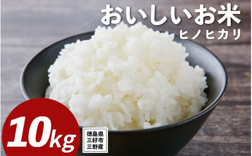 米 令和7年産 新米 10kg ヒノヒカリ 米 こめ お米 ご飯 ごはん おにぎり 白米 精米 ギフト 贈答 プレゼント グルメ  徳島県 三好市 みよし 篠原農園徳島県三好市30000米・パン白米