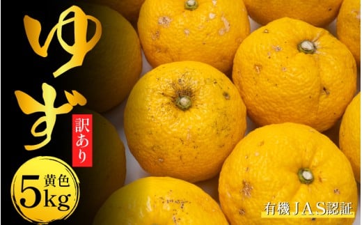 訳あり ゆず 有機ゆず 黄色ゆず 良品 5kg オーガニック 柚子 有機JAS 黄色柚子 健康 美容 柑橘 みかん フルーツ 果物 薬味 ジャム マーマレード 鍋 そうめん 柚子胡椒 果実酒 シロップ 徳島県