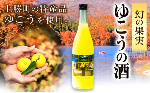 ゆこう の 酒 リキュール 8度 720ml 1本 幻の果実 柚香 株式会社高鉾建設 酒販事業部 《30日以内に出荷予定(土日祝除く)》 徳島県 上勝町 お酒 アルコール 果汁 炭酸割り ロック 国産 ギフト 贈