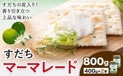 ジャム すだち マーマレード 400g × 2個 JA徳島市農産工場《30日以内に出荷予定(土日祝除く)》徳島県 佐那河内村 マーマレード 柑橘 ジャム すだち スダチ スイーツ デザート 濃厚 国産 朝食