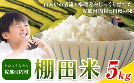 清流と寒暖差が生む村自慢の「棚田米」 5kg 《10月上旬より発送》徳島県 佐那河内村 棚田米 米 白米徳島県佐那河内村17000米・パン白米