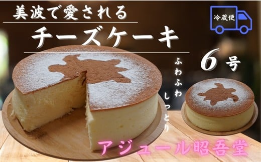 チーズケーキ6号【冷凍便】徳島県美波町12000菓子・スイーツケーキ・カステラ