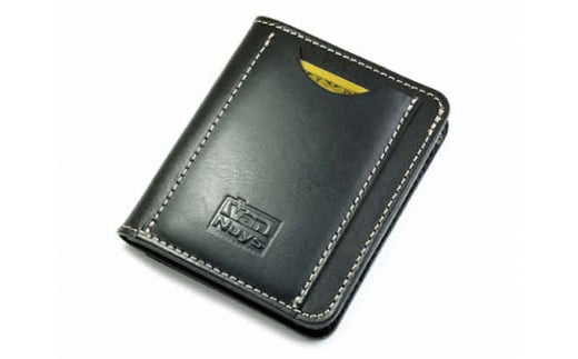 キャッシュレス時代の胸ポケットに入る多機能薄型コンパクトウォレット(マネークリップ付き) ビンテージブラック徳島県松茂町50000衣類・装飾品・工芸品財布