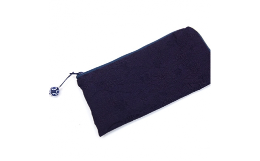 阿波藍本藍染め長財布(男女兼用)【1089601】徳島県藍住町40000衣類・装飾品・工芸品財布