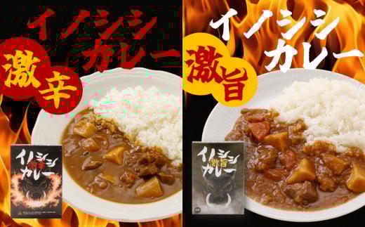 激辛イノシシカレー/激旨イノシシカレー 各3箱 計6箱セット愛媛県久万高原町21000鍋セット・総菜・加工食品総菜