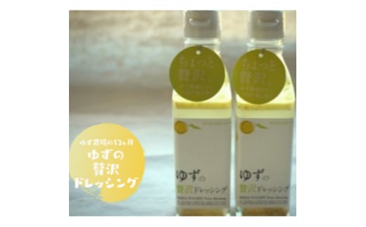 ゆずの贅沢ドレッシング 200ml×2本<池田柚華園>【1517709】高知県北川村9000調味料・油ドレッシング