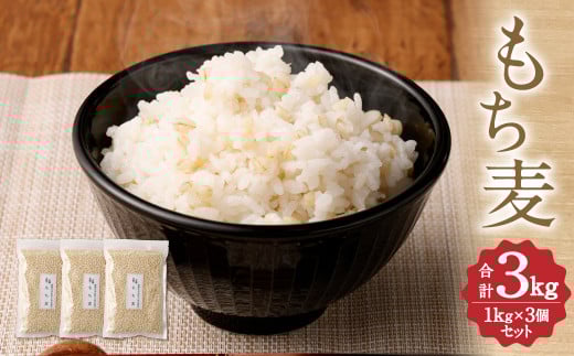 もち麦 1kg×3個 セット 合計3kg福岡県筑後市11000鍋セット・総菜・加工食品その他 鍋セット・総菜・加工食品