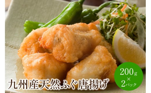 九州産 天然ふぐ唐揚げ 200g×2P【001-0086】福岡県中間市10000魚介・海産物鮮魚