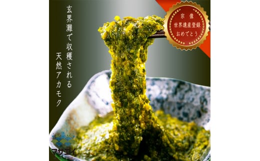 【翌営業日までに発送】宗像のアカモク「あかもっくん」800g(80g×10個)【マサエイ水産加工】_HA0438福岡県宗像市10000魚介・海産物のり・海藻