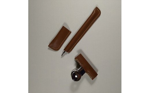 革職人が作るレザーボールペンカバー&クリップセット【Cafe&Leather Dii】_HA0958福岡県宗像市11000衣類・装飾品・工芸品その他 装飾品・工芸品