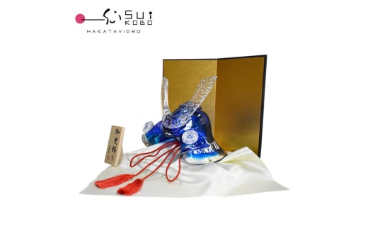 ガラスの武将兜 GK-06A【粋工房】_HA1643福岡県宗像市93000衣類・装飾品・工芸品その他 装飾品・工芸品