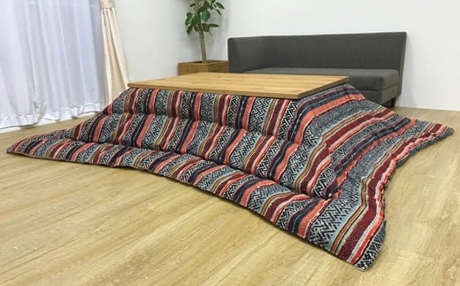 トルコ生地こたつ掛布団(200×250)(オレンジ) AA206福岡県大木町100000衣類・装飾品・工芸品その他 装飾品・工芸品