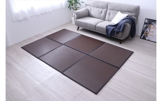 ユニット畳「スカッシュ」4枚セット(ブラウン) AA317福岡県大木町30000衣類・装飾品・工芸品その他 装飾品・工芸品
