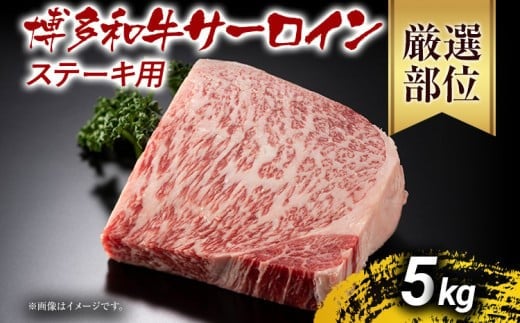 博多和牛サーロインステーキ 5kg 黒毛和牛 お取り寄せグルメ お取り寄せ お土産 九州 福岡土産 取り寄せ グルメ MEAT PLUS CP034福岡県大木町150000肉牛肉