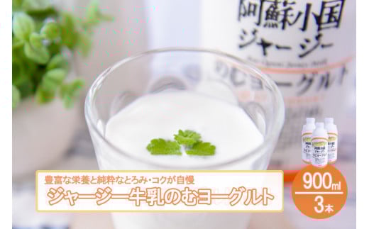 【JA阿蘇】小国ジャージー 阿蘇 熊本 小国郷 JA阿蘇 小国郷 ジャージー牛乳 小国ジャージー ゴールデンミルク 牧場しぼり 飲むヨーグルト 900ml 3本 2700ml 乳酸菌 濃厚 コク 贈答 ギフト おうち