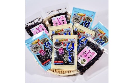 ごはんのお供 ひじき ふりかけ ソフトタイプ 3種 セット(合計9袋・各3種×3袋)  ご飯 ご飯のお供 梅 しそ ちりめん 詰め合わせ おにぎり 常温 【opbd002】【山忠】大分県12000魚介・海産物のり・