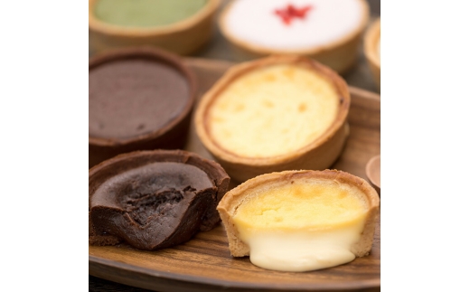 こくとろ〜り チーズタルト (合計10個・5種) タルト スイーツ 菓子 焼き菓子 洋菓子 おやつ 詰め合わせ チーズ チョコ 抹茶 イチゴ 苺 ゴルゴンゾーラ【opbt017】【古川製菓】大分県11000菓子・