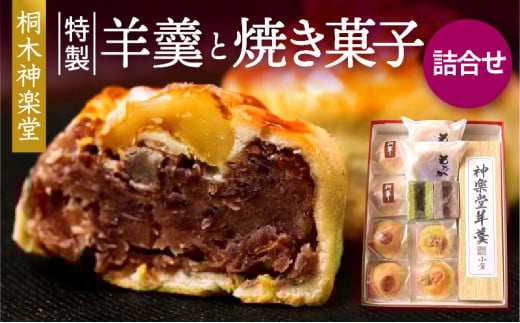桐木神楽堂・特製羊羹と焼き菓子詰合せ_M058-001_01宮崎県宮崎市16000菓子・スイーツその他 和菓子