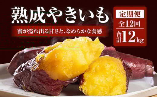【定期便・全12回】熟成やきいも_M086-T015宮崎県宮崎市121000野菜・きのこじゃがいも・イモ類