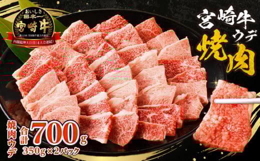 宮崎牛赤身(ウデ)焼肉_M332-002宮崎県宮崎市17000肉牛肉