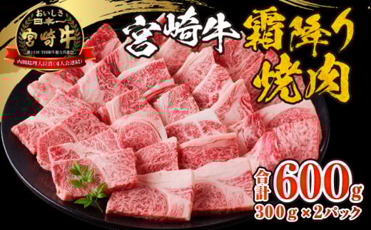 宮崎牛霜降り焼肉_M332-004宮崎県宮崎市17000肉牛肉