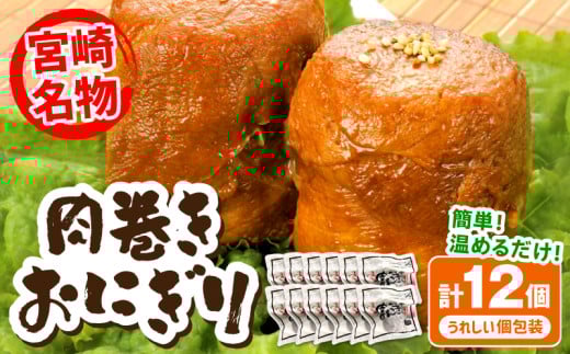 宮崎県産肉巻きおにぎり12個セット_M076-005宮崎県宮崎市16000鍋セット・総菜・加工食品総菜