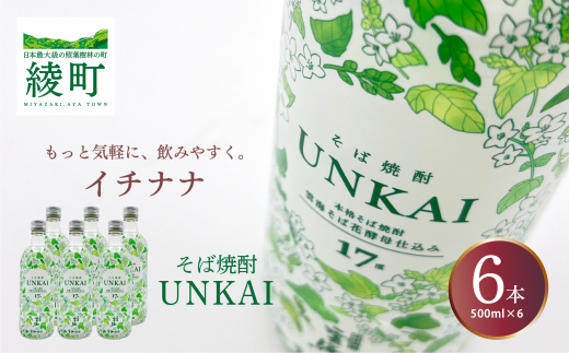 もっと気軽に、飲みやすく。「イチナナ」そば焼酎(6本)宮崎県綾町15000酒・アルコール焼酎