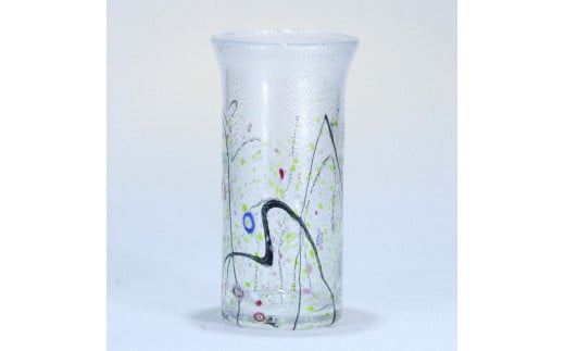 花器「光琳」筒型(カラー:クリア)宮崎県綾町70000衣類・装飾品・工芸品その他 装飾品・工芸品