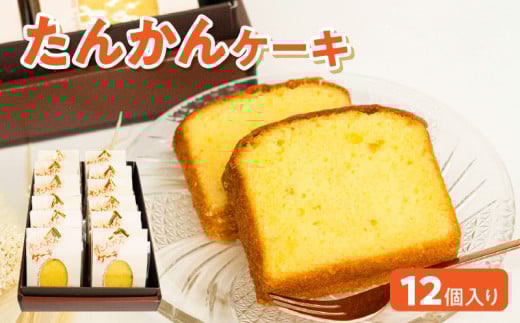南の島の春を告げる香り豊かなたんかんケーキ! W021-008u鹿児島県和泊町11500菓子・スイーツケーキ・カステラ