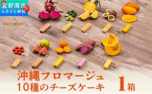お菓子 沖縄フロマージュ10種のチーズケーキ 1箱【審査員特別賞 受賞】【宜野湾市商工会長賞 受賞】沖縄県宜野湾市16000菓子・スイーツケーキ・カステラ