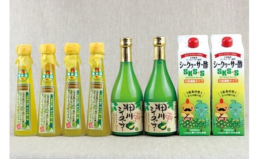 【大宜味村】シークヮーサーセット3沖縄県大宜味村39000お茶・飲料果汁・野菜飲料