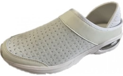 婦人用ナース2WAYサンダル SU 5411  (ホワイト/22.5cm)奈良県川西町17000衣類・装飾品・工芸品靴・履物