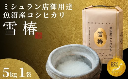 米 5kg 令和7年産 新米 最高級 魚沼産 コシヒカリ 雪椿 特別栽培米 | こしひかり お米 おこめ こめ コメ 白米 精米 ご飯 ごはん ブランド米 おすすめ 人気 新潟県 津南町新潟県津南町28000米・パ