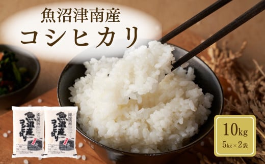 米 10kg ( 5kg × 2袋 ) 令和7年産 新米 魚沼 ( 津南 ) 産 コシヒカリ | 魚沼産 こしひかり お米 おこめ こめ コメ ブランド米 おすすめ 人気 ギフト 新潟県 津南町新潟県津南町47000米・パン白米