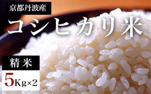 令和7年度産新米 京都丹波産 コシヒカリ米(精米)5kg×2   ふるさと納税 米  精米 コシヒカリ こしひかり 京都府 福知山市 京都 福知山 ふるさと 奥京都京都府福知山市28000米・パン白米