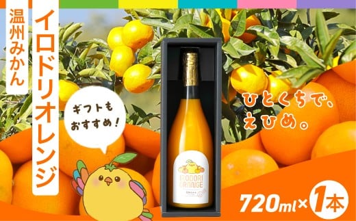 【イベント応援】イロドリオレンジ(温州みかん)720ml×1本 ※離島への配送不可 【ふるさと納税 人気 おすすめ ランキング みかん 蜜柑 ミカン ジュース みかんジュース ミカンジュース イ