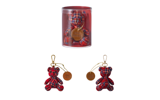 N103 ミキハウス ミキハウスベア チャーム(赤)大阪府八尾市32000雑貨・日用品おもちゃ・ぬいぐるみ