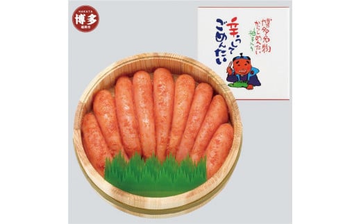 博多名物 無着色辛子明太子500g木樽入り福岡県福岡市18000魚介・海産物明太子・その他魚卵