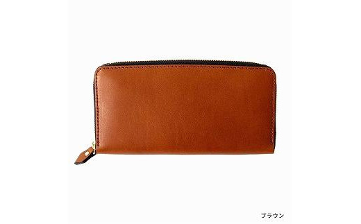 福岡市 Foglia オイルレザーラウンド長財布ブラウン福岡県福岡市96000衣類・装飾品・工芸品財布